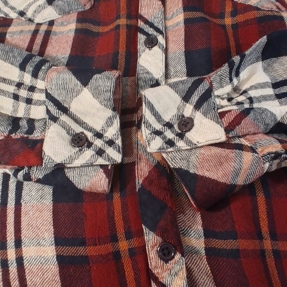 Rails Plaid Red Button Down Flannel Shirt M - Picture 12 of 14